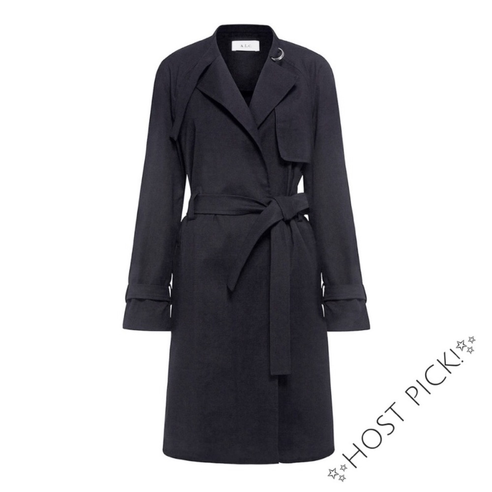 ✨HPx2!✨NWT A.L.C. Black Trench Coat